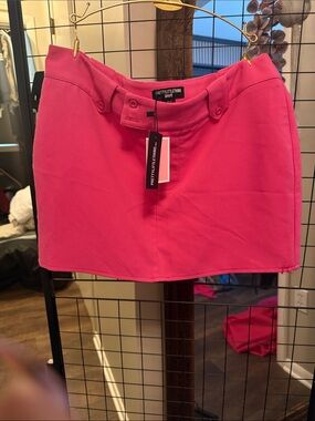 PrettyLittleThing Hot Pink Mini Skirt